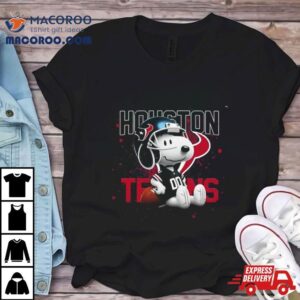 Houston Texans Football Mix Snoopy Tshirt