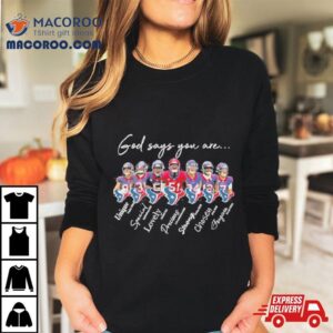 Houston Texans God Says You Are Unique Special Lovely Precious Strong Chosen Forgiven Tshirt