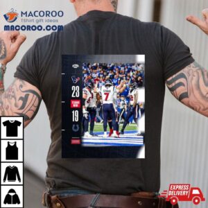 Houston Texans Win Colts Nfl Playoffs Clinched Tshirt