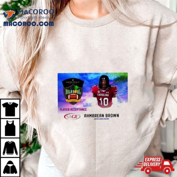 Hula Bowl 2024 Ncaa College Football Ahmarean Brown Shirt