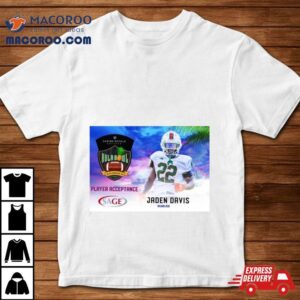 Hula Bowl Ncaa College Football Jaden Davis Tshirt