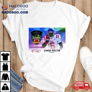 Hula Bowl Ncaa College Football Zamari Walton Tshirt