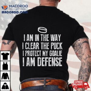 I Am Defense Ice Hockey Cool Player Defenseman Tshirt