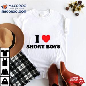 I Heart Short Boys Shirt