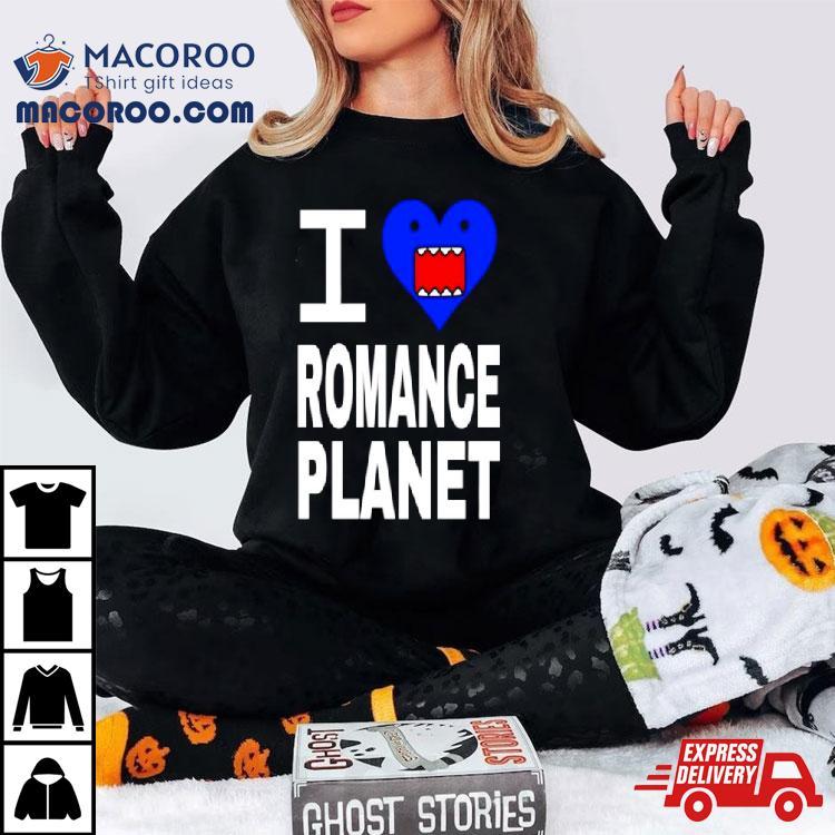 I Love Romanceplane Tshirt 