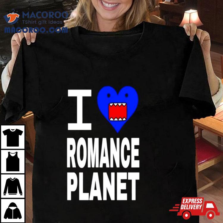 I Love Romanceplane Tshirt 