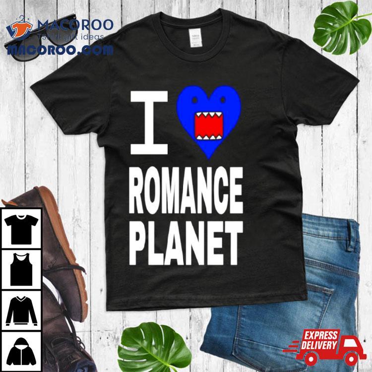 I Love Romanceplane Tshirt 