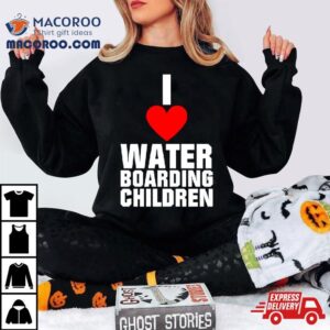 I Love Waterboarding Children Shirt