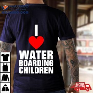 I Love Waterboarding Children Shirt