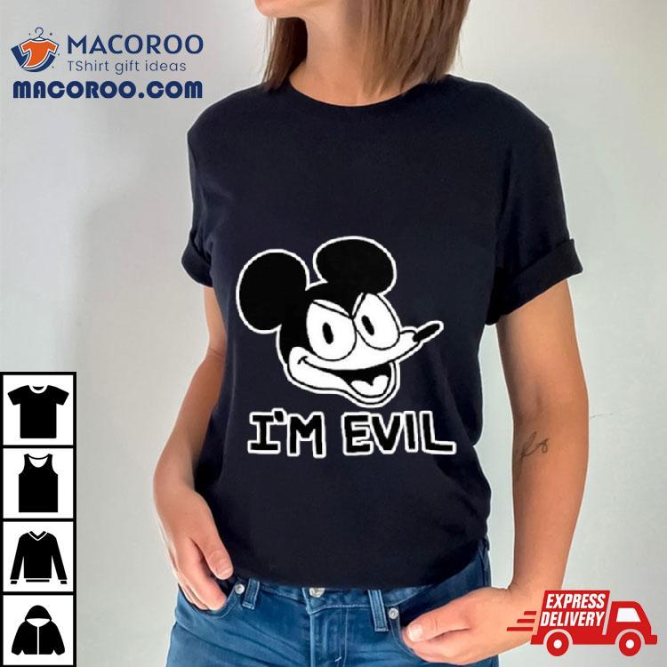 I M Evil Mickey Public Domain Commemoration Tshirt 