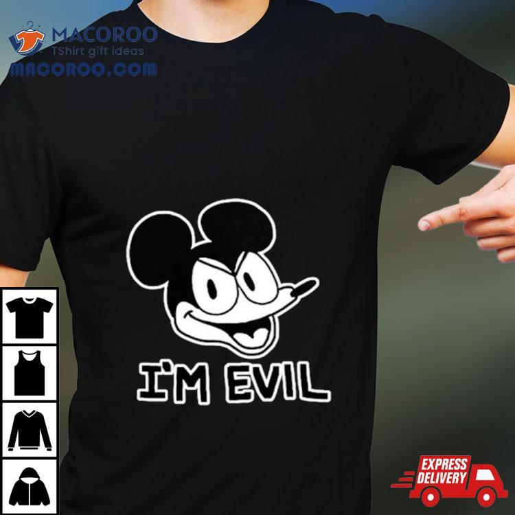 I M Evil Mickey Public Domain Commemoration Tshirt 