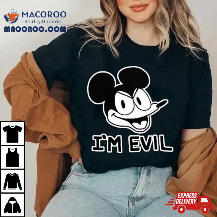 I M Evil Mickey Public Domain Commemoration Tshirt 