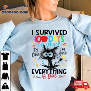 I Survived Days Of School It S Fine I M Tshirt