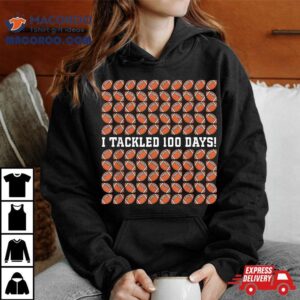 I Tackled Days Of School Football Th Day Gifts Boys Tshirt