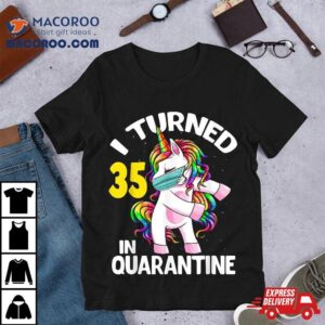 I Turned In Quarantine Flossing Unicorn Th Birthday Tshirt