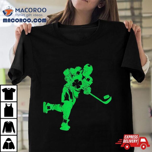 Ice Hockey Tshirt Irish Kids Boys Shirt, St Patricks Day Shirt