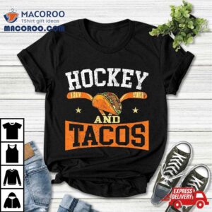 Ice Hockey Vintage Taco And Tacos Shirt