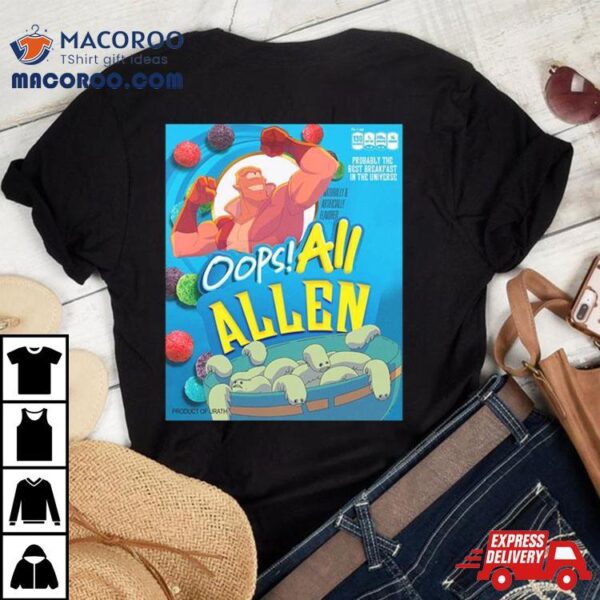 Invincible Movie Oops All Allen Breakfast Of Champions T Shirt