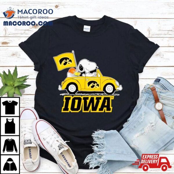 Iowa Hawkeyes Snoopy Driver Car Shirt