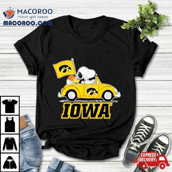 Iowa Hawkeyes Snoopy Driver Car Shirt