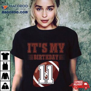 It S My Th Birthday Boy Year Old American Football Tees Tshirt