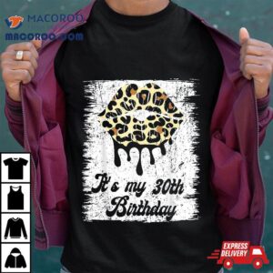 It S My Th Birthday Leopard Print Lips For Tshirt