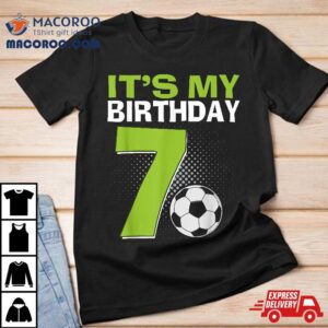 It S My Th Birthday Boy Soccer Football Years Old Tshirt