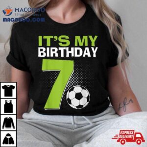 It S My Th Birthday Boy Soccer Football Years Old Tshirt