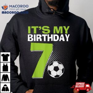 It S My Th Birthday Boy Soccer Football Years Old Tshirt