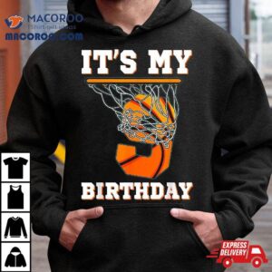 It S My Th Birthday Basketball Boy Party Years Old Tshirt