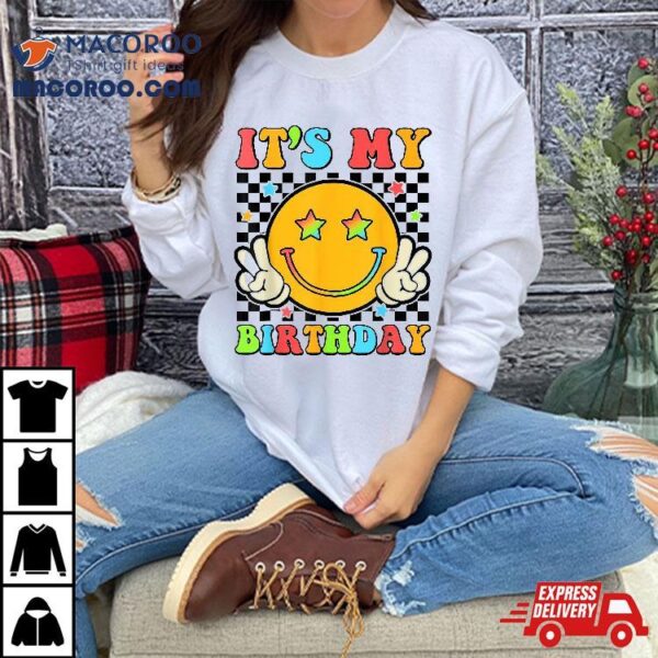 It’s My Birthday Groovy Retro Teens Boys Girls Shirt