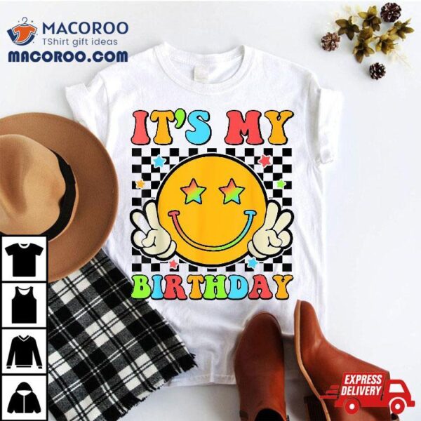 It’s My Birthday Groovy Retro Teens Boys Girls Shirt