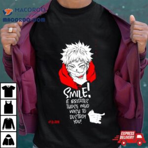 Itadori Smiles Jujutsu Kaisen Tshirt