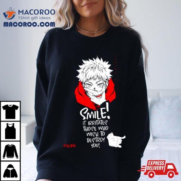 Itadori Smiles Jujutsu Kaisen Shirt