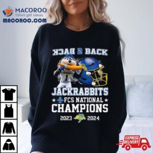 Jackrabbits Back To Back Ncaa Fcs National Champions Mascot And Helme Tshirt