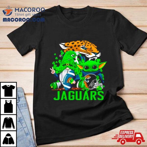 Jacksonville Jaguars Baby Yoda Happy St.patrick’s Day Shamrock Shirt