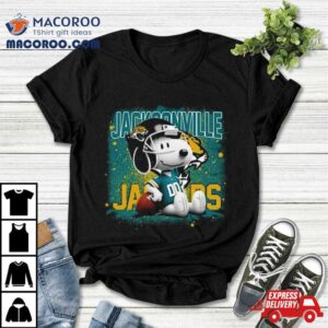 Jacksonville Jaguars Football Mix Snoopy Tshirt