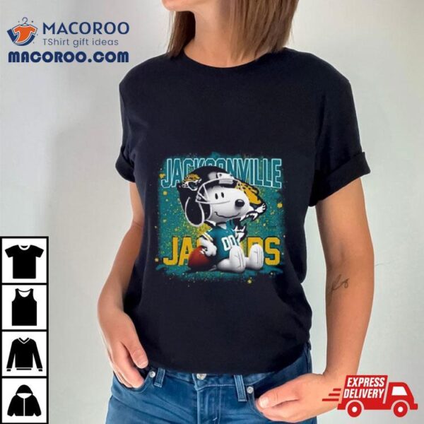 Jacksonville Jaguars Football Mix Snoopy T Shirt