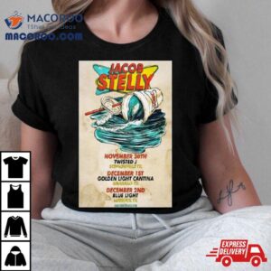 Jacob Stelly Blue Light Lubbock Tx Dec 2 2023 Poster Shirt