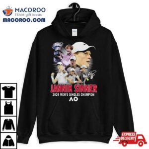 Jannik Sinner 2024 Men&rsquo;s Singles Champion At Ao Signature T Shirt