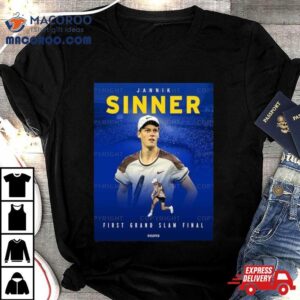 Jannik Sinner Us Open Tennis First Grand Slam Final Congratulations Forza Tshirt