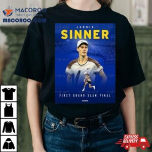 Jannik Sinner Us Open Tennis First Grand Slam Final Congratulations Forza Tshirt