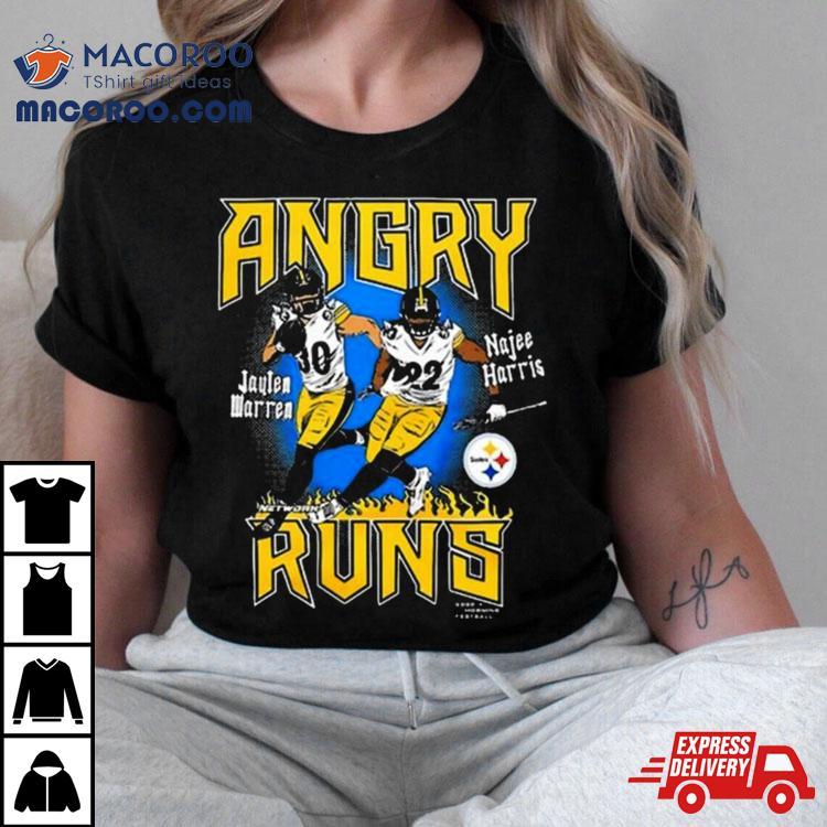 Jaylen Warren And Najee Harris Angry Runs T Shirt Jaylen Warren And Najee Harris Angry Runs T Shirt