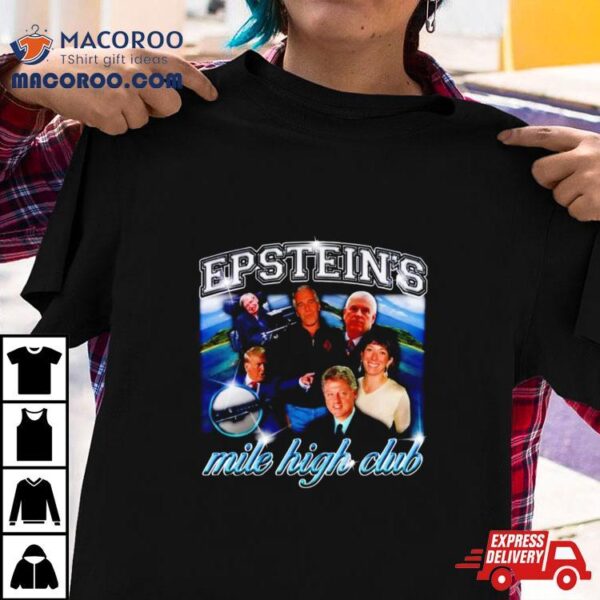 Jeffrey Epstein Mile High Club Vintage Shirt