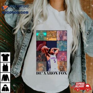 Jillian Adge De Aaron Fox Sacramento Eras Tshirt