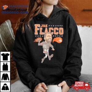 Joe Flacco Cleveland Browns Caricature Player Tri Blend Tshirt