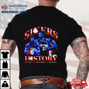 Joel Embiid Philadelphia Ers Sixers History Tshirt