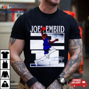 Joel Embiid Philadelphia Number Basketball Signature Tshirt