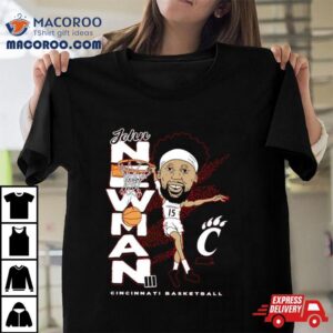 John Newman Cincinnati Basketball Cartoon Tshirt