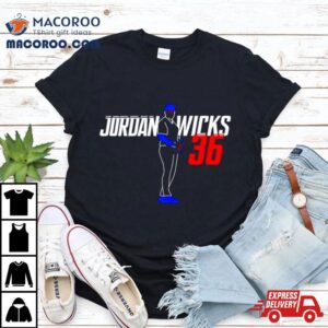 Jordan Wicks 36 Chicago Baseball Shirt